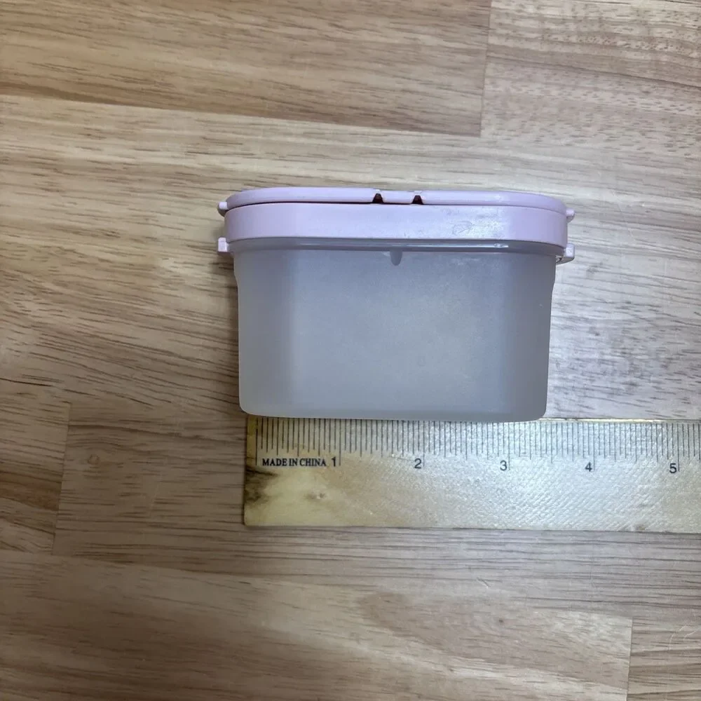 Tupperware Modular Mate Spice Container 1843-19 Pink Lid Set Of 2
